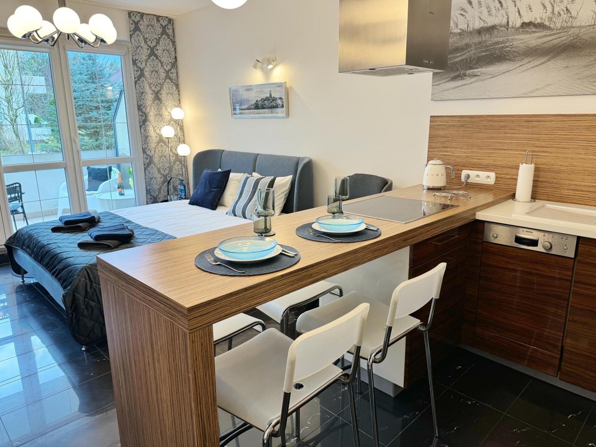Baltic Apartament Studio Z Ogrodkiem Grzybowo Kolobrzeg エクステリア 写真